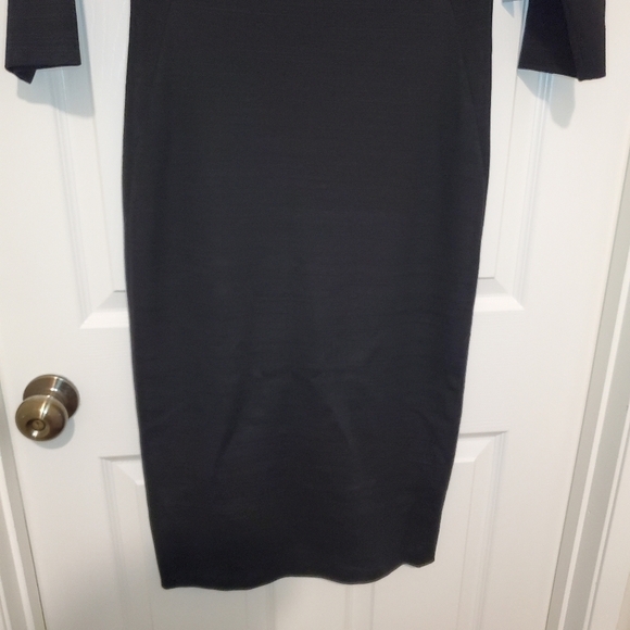 Classiques EntierBlack Enna Scoop Neck Sheath Dress Sz 8 - Picture 5 of 13